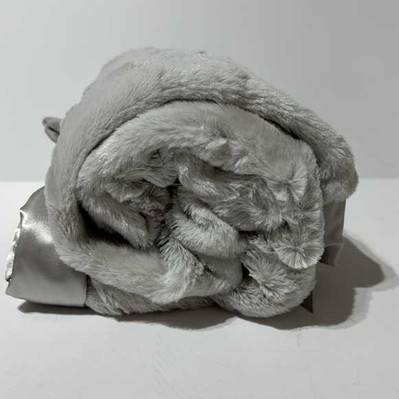 Cloud Island Gray Satin Edge Baby Blanket - Picture 7 of 10